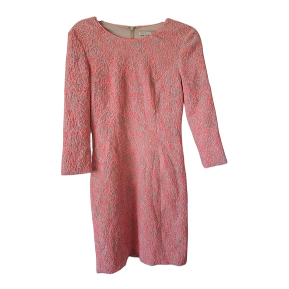 Shoshanna Dresses & Skirts - Shoshanna pink textured fitted cocktail dress size 6